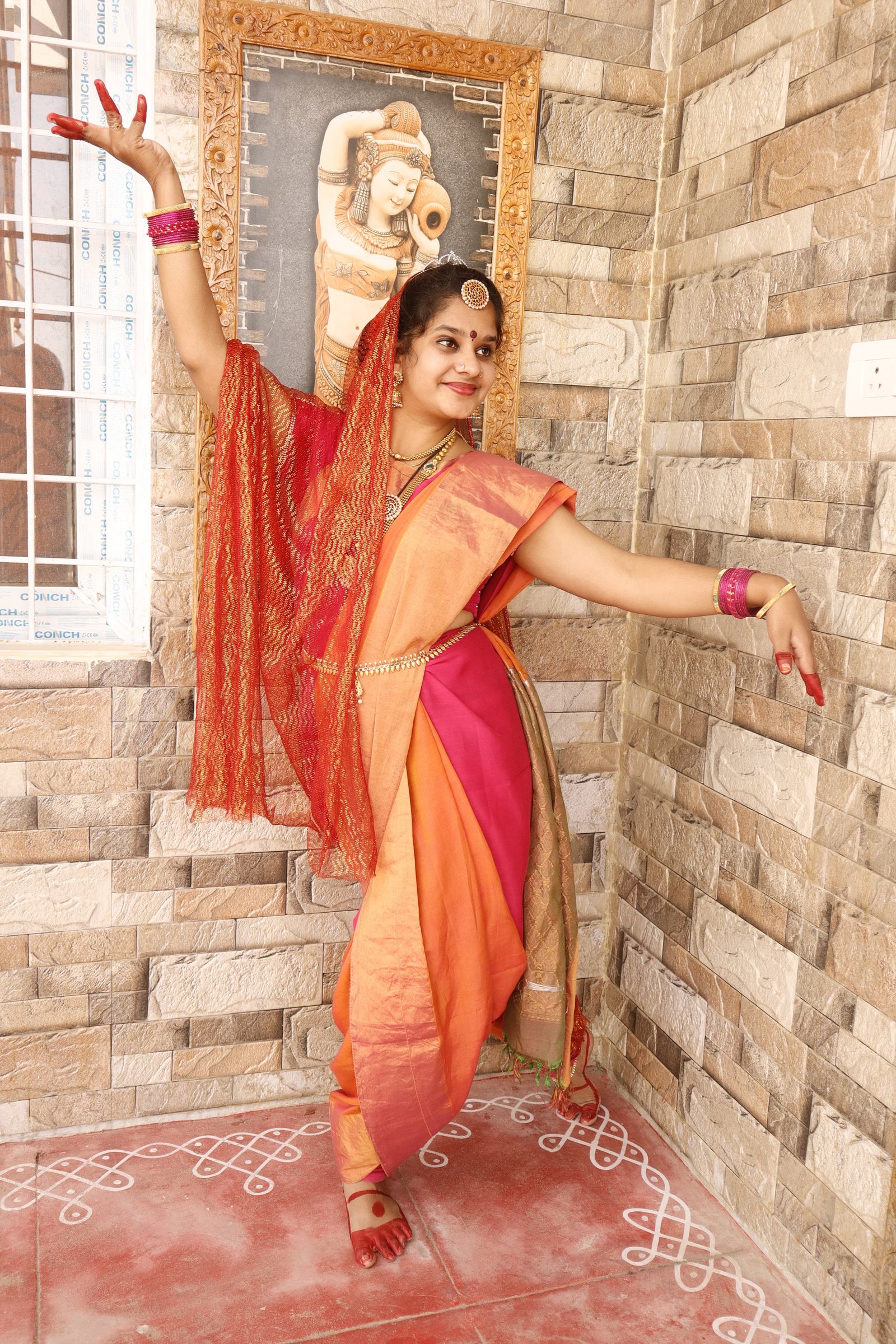 Kuchipudi Dancer